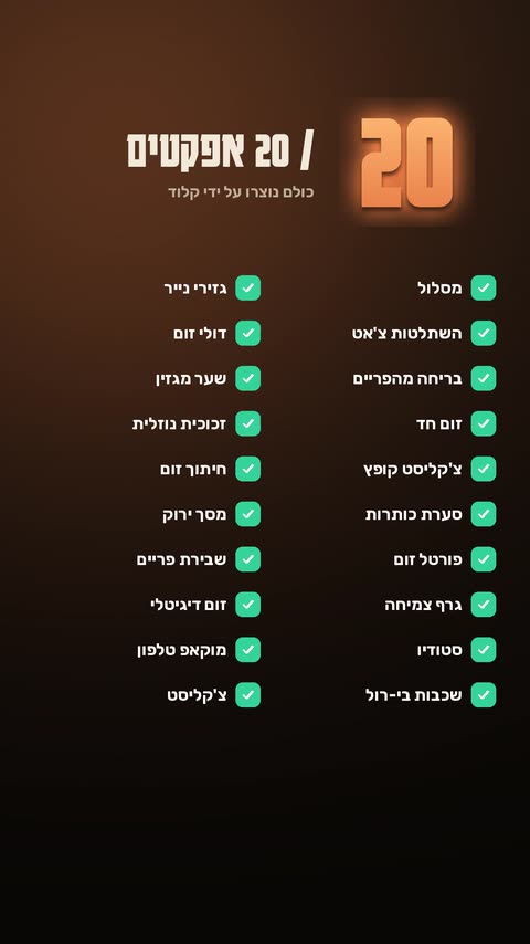 אפקט צ'קליסט לריל עם קלוד קוד - פריים מתוך הסרטון