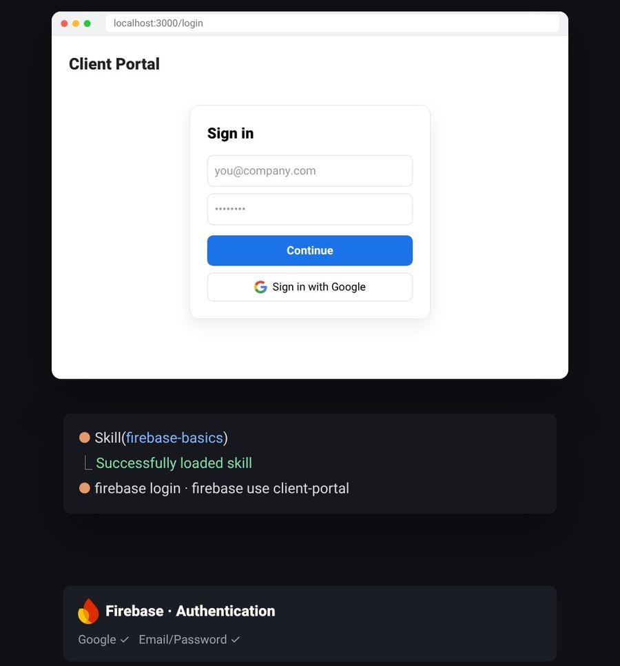 הקמת Firebase עם הסקיל firebase-basics ב-Claude Code